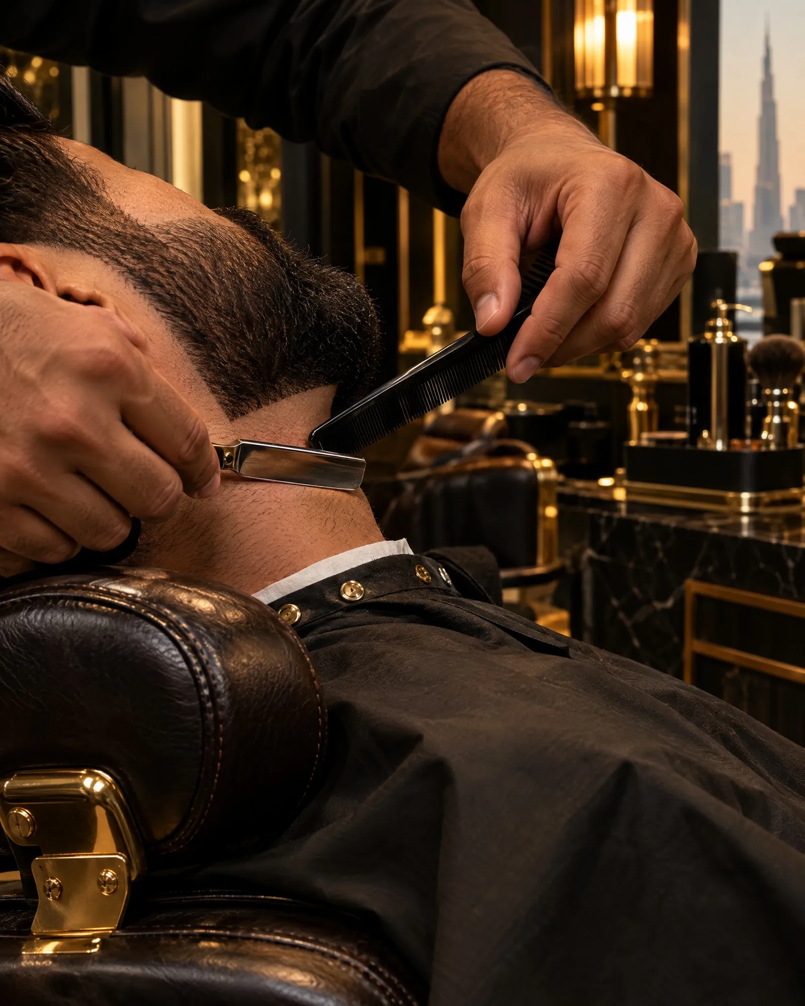 The barber chair