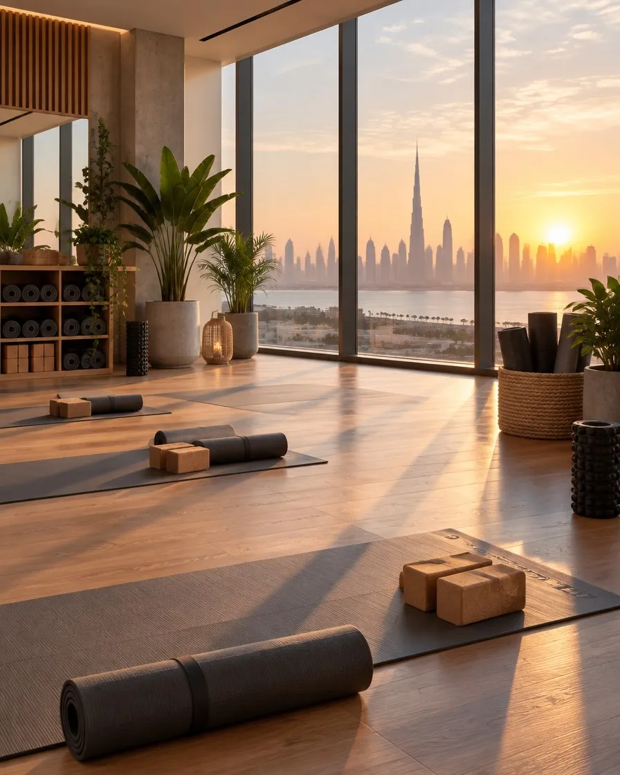 The mobility room at sunrise