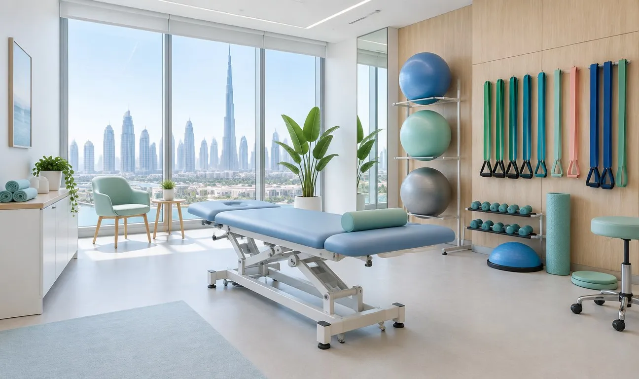 The physiotherapy room